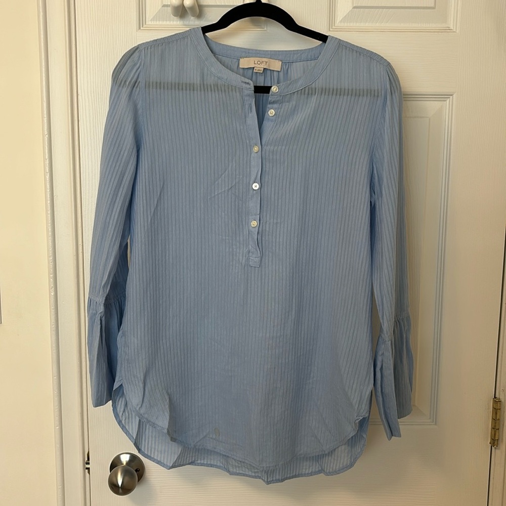 Loft Bell Sleeve Blouse